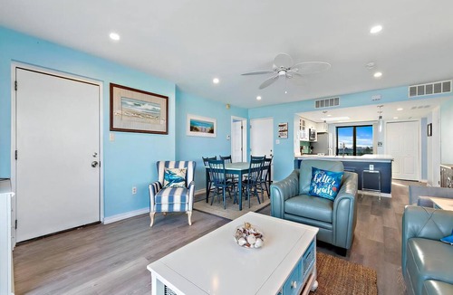 Ship Bottom Condo | 2 bedroom 2 bath 3rd floor Fishery Condo with fabulous ocean views