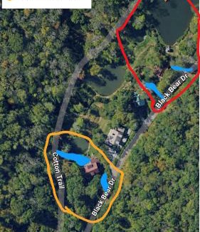 Mars Hill House | 2 Cabins on Private Pond Sleeps 30 Sauna Hot Tub