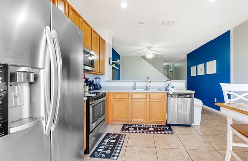 Crestwynd Bay House | 2-story snowbird-friendly townhouse near Disney with patio, streaming, W/D, AC