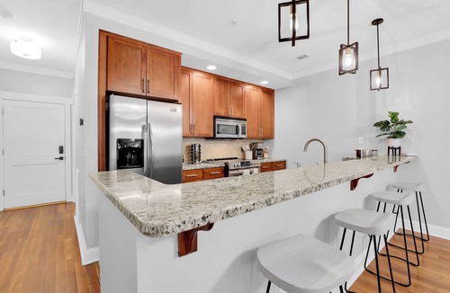 Old West Broad Neighborhood House | 2 Suites + Coffee Bar | Walkable Historic District + Free Parking | The Juliette