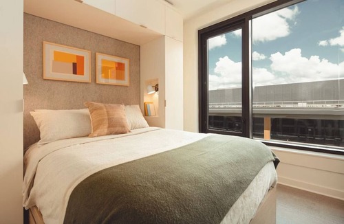 Old Fourth Ward Hotel | 2 Units | Modern Haven w/Kitchen, Pool & Fitness Access | Pet Friendly Stay