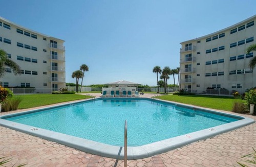 Cocoa Beach Condo | 2700monthly Ocean Front 2-bedroom condo in enchanting Cocoa Beach 90 day minimum
