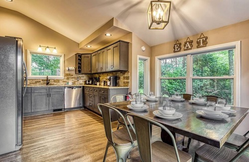 Chalet Village Cottage | 2BR/2BA, 2 Fireplaces, Hot Tub, 10 Minutes from Downtown and GSMNP, No Pet Fee!