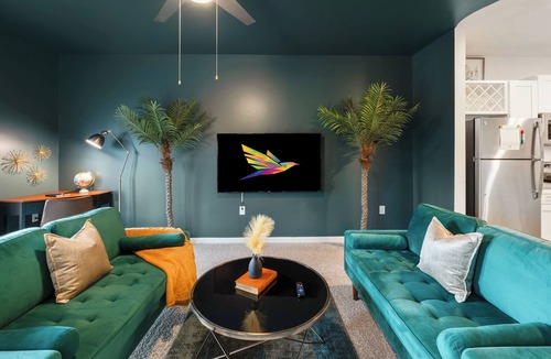 Yulee Apartment | 2BR with Private Screened Balcony, Pool, Gym & Cornhole: Resort Style Experience