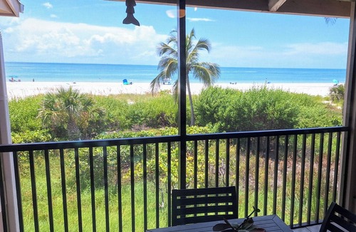 Sanibel Condo | 2Br2Ba w/Loft beachfront Coquina Beach 1G. Gulf view from all windows. Sleeps 5