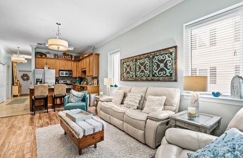 Seagrove Beach Condo | 2nd-floor condo with balcony, outdoor pool, bikes, outdoor shower, grills & AC