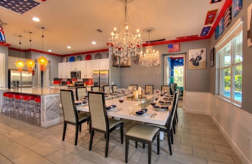 Kissimmee House | 2x Side-by-Side Bowling Villas, 1GB WiFi, videowall TVs, Sports-Wonder, sleep 80