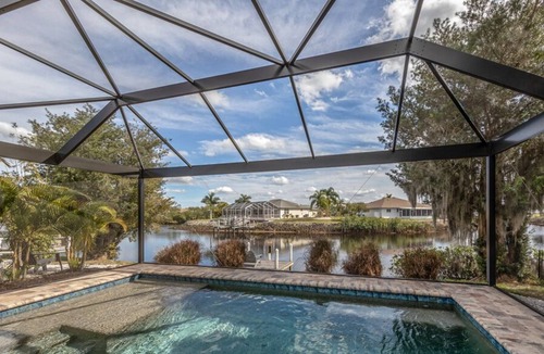 North Port House | 3 Bed / 2 Bath, Contemporary Waterfront Home w/Heated Pool