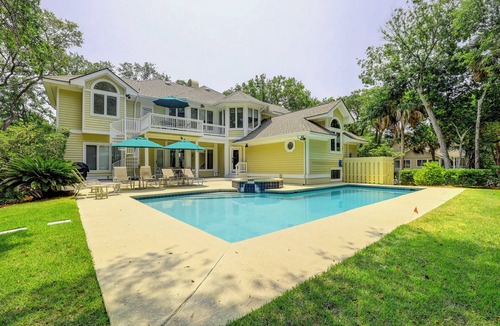 Palmetto Dunes House | 3 Junket- 2nd Row (25 yards) to the Ocean w/LARGE 40' x 22' Private Pool