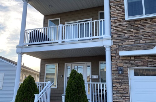 Brigantine House | 3-Story, 6-Bedroom Home, Partial Ocean View, One Block from Beach