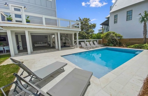 Gulf Trace House | 30A Beachfront and State Park Views, Gulf Trace, Private Heated Pool, - `Grayt Reflections West`