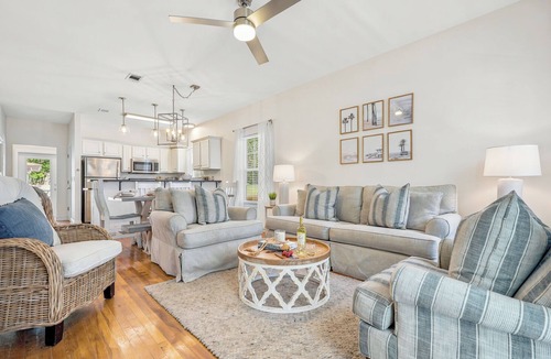 Seagrove Beach Cottage | 30A Coastal Cottage—Steps to Beach, Pool, Bikes