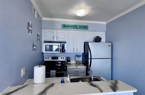 Rocky Point Apartment | 311 · Sophisticated Waterfront Getaway: Pool, Balcony, and Serene Views