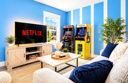 Manchester House | 3BR Family Home! GAMES, Playground, Pet-Friendly!