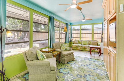 Stuart House | 4 Mi to Beaches: Vibrant Stuart Villa w/Patio!