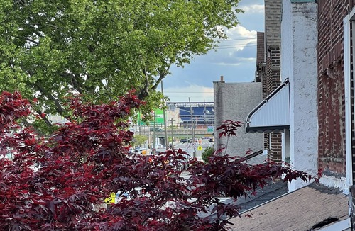 South Philadelphia House | 5 blocks walk to Stadiums! Extra wide South Philly Rowhome with Balcony+Parking!
