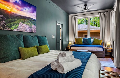 Fletcher Cabin | 6 King Bedrms! Heated Pool. 2 Hot Tubs. Game Room. 3 Fire Pits. Sleeps 22!