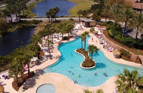 Sandestin Condo | 6th floor Studio with Lake and Golf Course Sunset views - close to the beach-