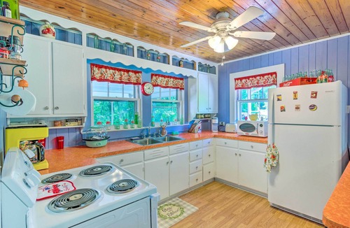 Rutherfordton House | 9 Mi to Lake Lure: Cottage w/Deck & Fire Pits!