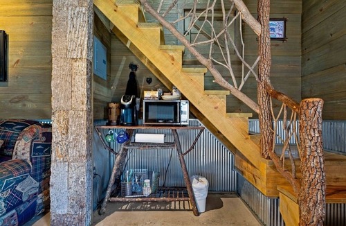 Canton Cabin | A-frame cabin - Low level with private entrance . No guests live above you .