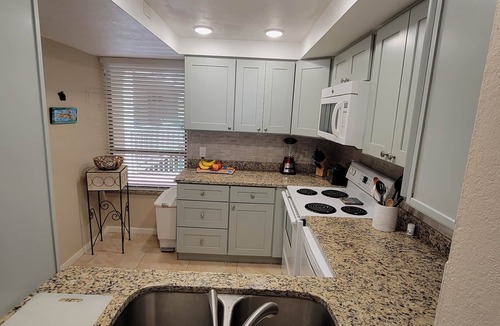 Redington Beach Condo | Affordable! Beautiful Gulf-front Condo on Quiet Beach. Distinctive Open Architec