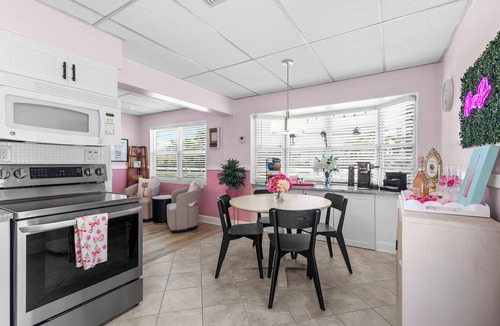 Redington Shores House | All New Pink She Shed by the Seashore is just steps from the sand
