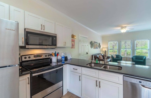 Helen Condo | Alpine River Suite #402| 1 BR| Downtown Helen| on River