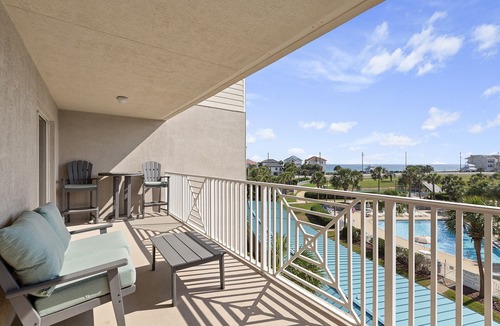Miramar Beach Condo | Amalfi Coast 324D - Gulf View, Community Pool, Tennis, Beach Service Included!
