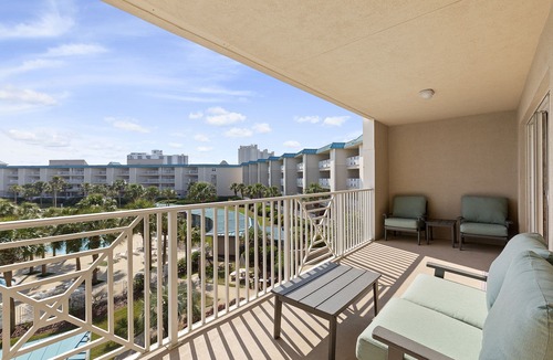 Miramar Beach Condo | Amalfi Coast 324D - Gulf View, Community Pool, Tennis, Beach Service Included!