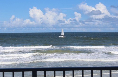 New Smyrna Beach Condo | Amazing Direct Oceanfront Views. Smyrna Beach Club. No Drive Beach steps away.