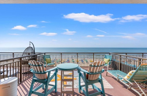 Myrtle Beach Apartment | Amazing Views From Your Private Beachfront Patio!