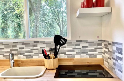 Candler-McAfee Apartment | An Alice in Wonderland Themed Tiny Home, Fully-Fenced & Pet-Friendly