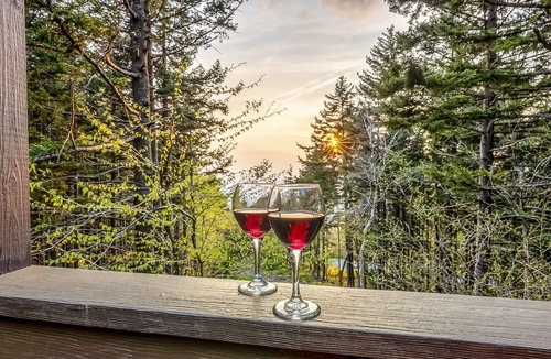 Edray House | Architectural marvel w/firepit, hot tub, prime location, lounge & bar rooms!