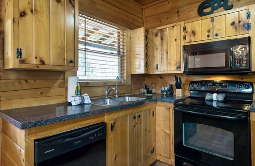 Sevierville Cabin | Awesome deals, King bed, Hot Tub, Private, Arcade, Real log cabin