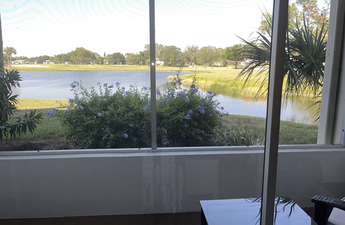 Trailer Estates Condo | Awesome first-floor Palm Aire condo close to University Town Center!