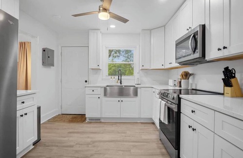 Charlotte House | Backyard, Game Room | 15 min to Downtown & UNC