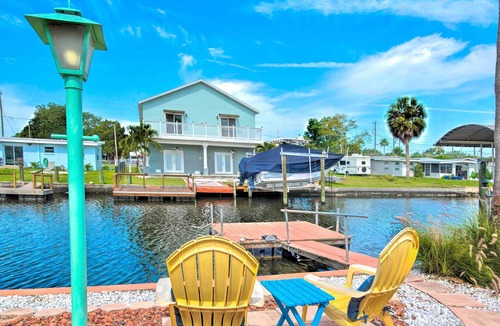 Hudson Beach Estates House | Backyard Oasis w/ Gulf of Mexico Access!