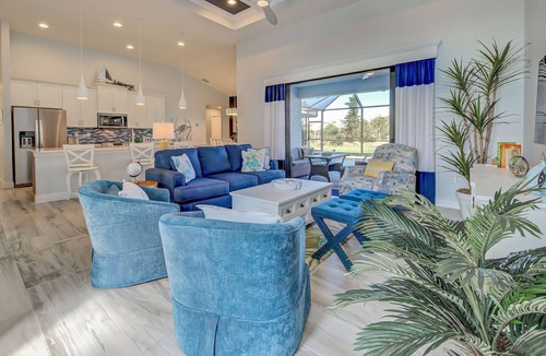 Long Meadow House | Bahama Breeze | Pool | Summerkitchen | Lounge | Office