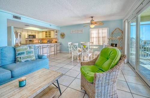 Indian Shores Condo | BALMY BEACHFRONT BEAUTY! Condo 202. Beach chairs & sun umbrella provided.