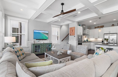 Santa Rosa Beach House | Barefootin' | Golf Cart, Bikes, Pond Views in NatureWalk