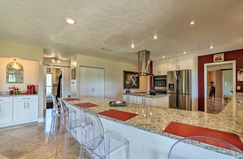 Dixie Shores House | Bayfront Florida Retreat with Boat Lift and Fire Pit!