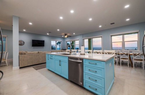 Indian Shores House | Beach Front Paradise is a Brand New Construction 7 Bedroom with POOL and Hot tub sleeps 18