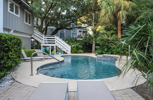 Folly Field House | Beach Heaven! Enjoy this 6BR home w/private pool and just steps to the beach!