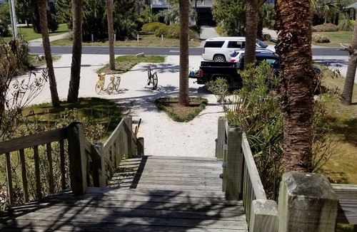Folly Beach House | Beach is 50 steps away and you have PRIVATE beach access and wonderful views