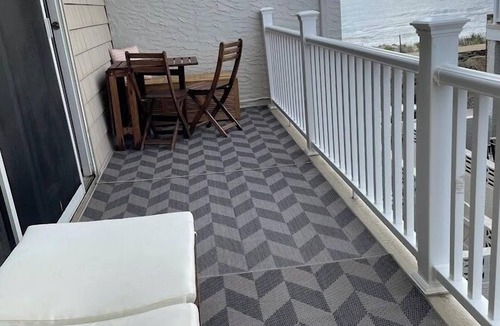 Sea Bright House | Beachfront 2br/2.5bath, 3 Balconies w/Ocean views, Private patio, kids/pets ok!