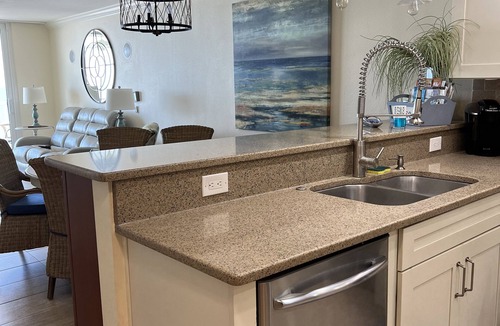 Indian Shores Condo | Beachfront condo w/large balcony perfect for dolphin and sunset watching.