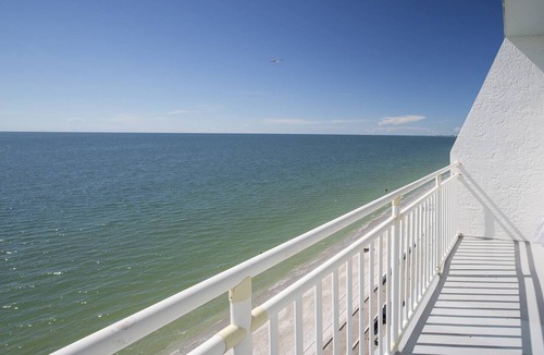 Sunset Beach Condo | Beachfront Pool. Amazing Views, Quiet Beach. Top Floor Unit with Two Balconies Overlooking Beach.