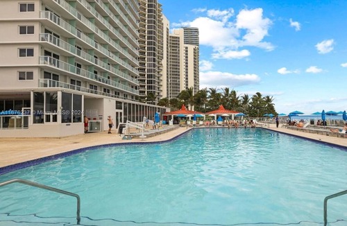 Sunny Isles Beach Condo | Beachfront Studio with Balcony, Gym, Sauna & Parking at Marco Polo Beach Resort”