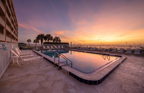 Indian Harbour Beach Condo | Beachfront Vacation Rental, Beautiful Views from the 5th story balcony.