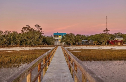 Saint Helena Island House | Beachfront Paradise w/Dock